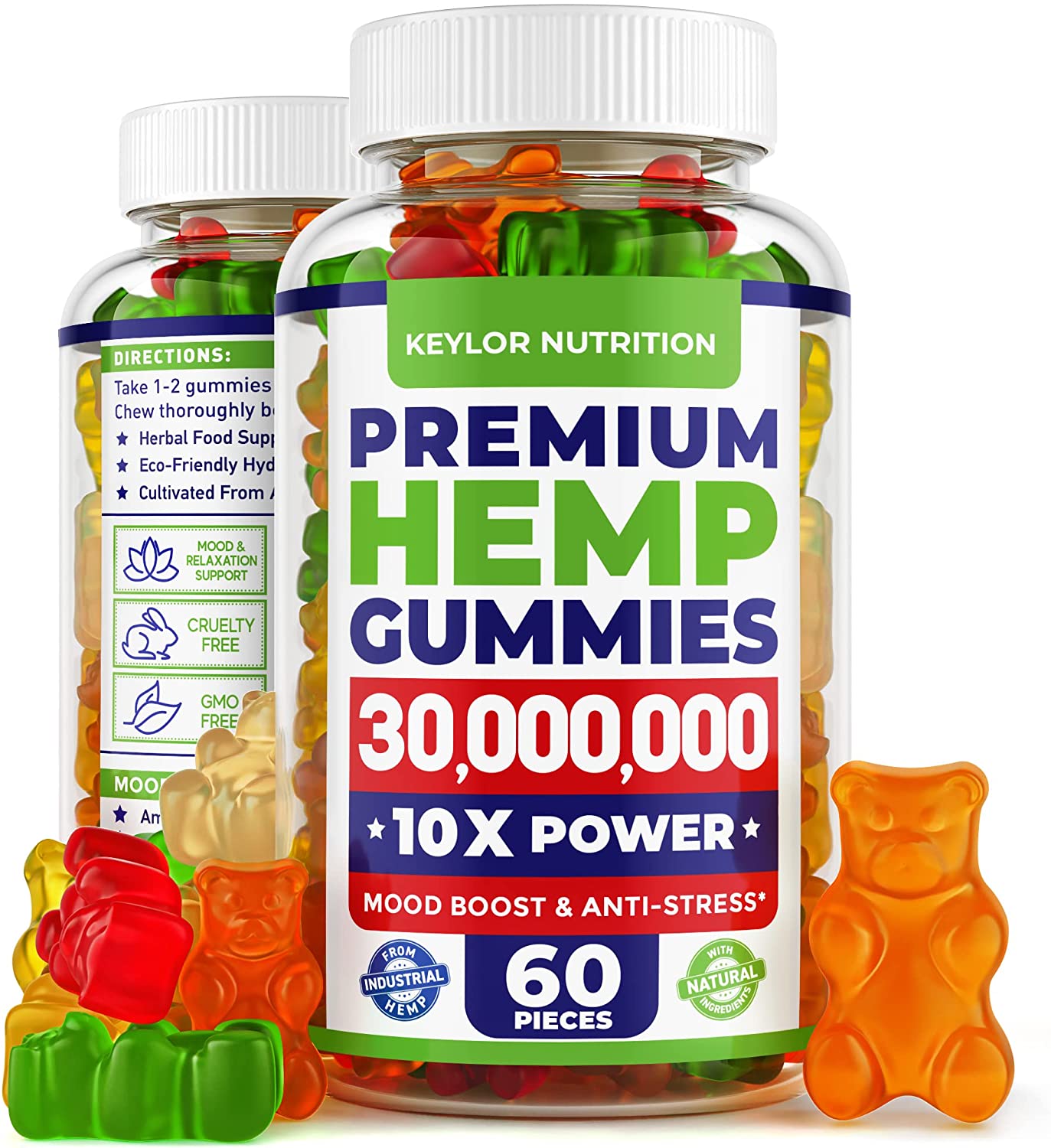 KEYLOR NUTRITION STORE Hemp Oil Calm Gummy Bears